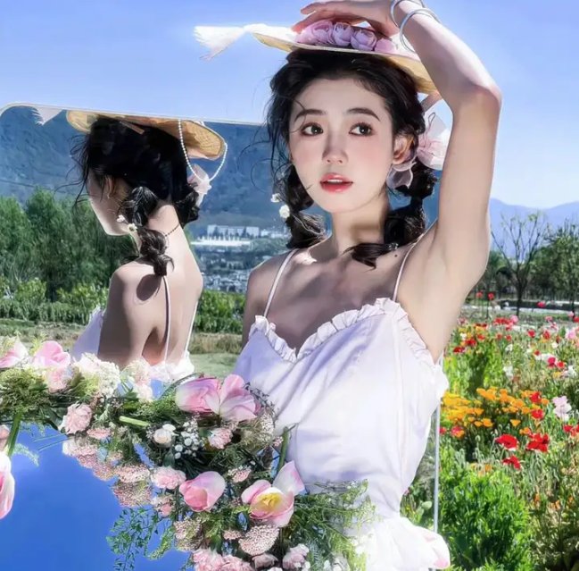 龙纹身的女鬼入镜